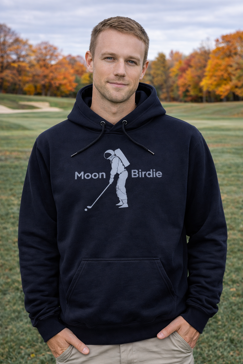 Fleece Logo Hoodie - Midweight Black