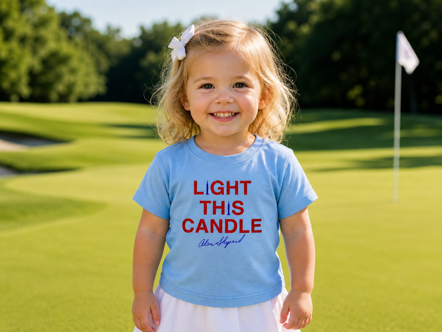 Toddler Light This Candle - Light Blue