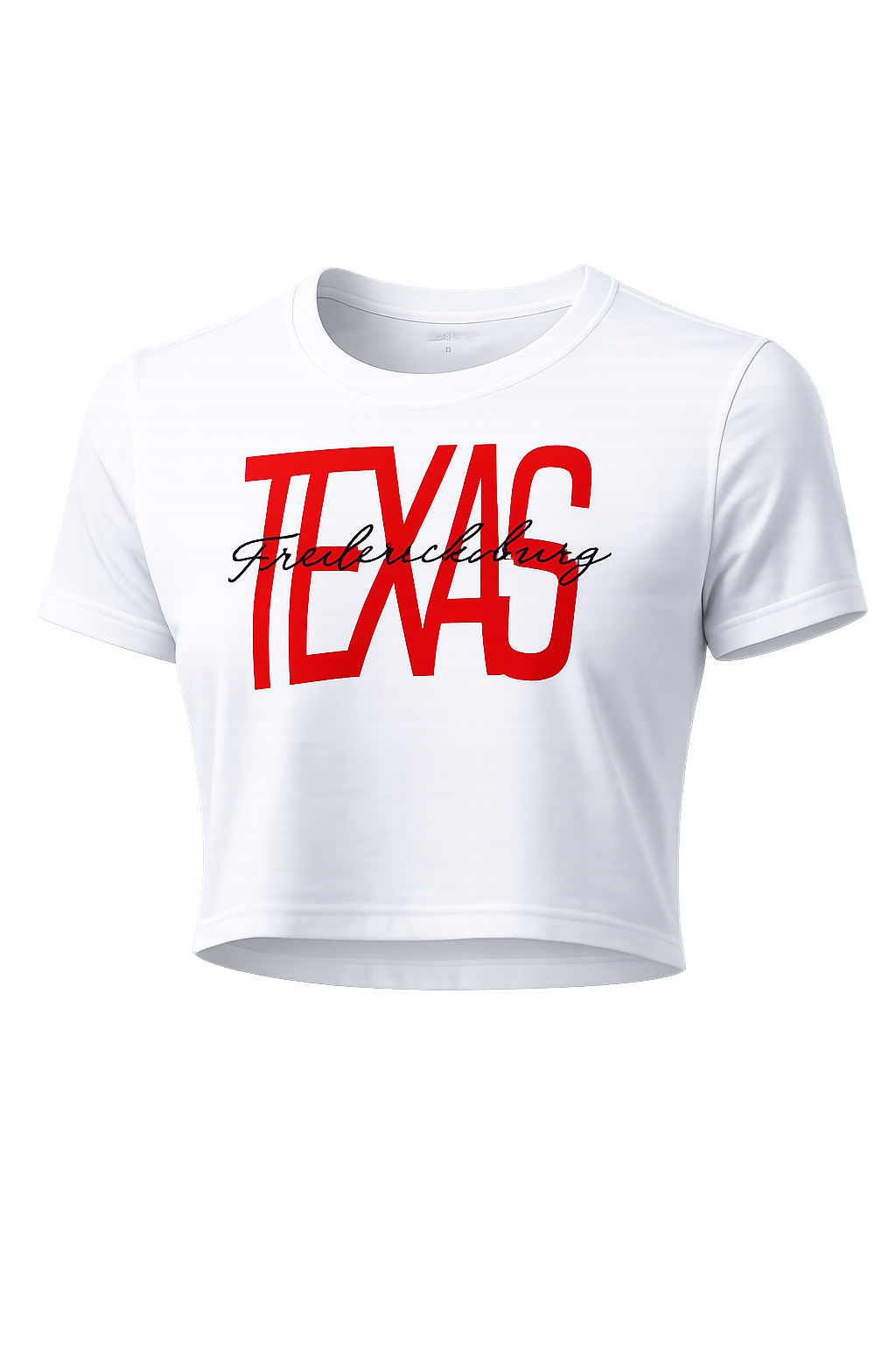Fredericksburg Crop Top - White