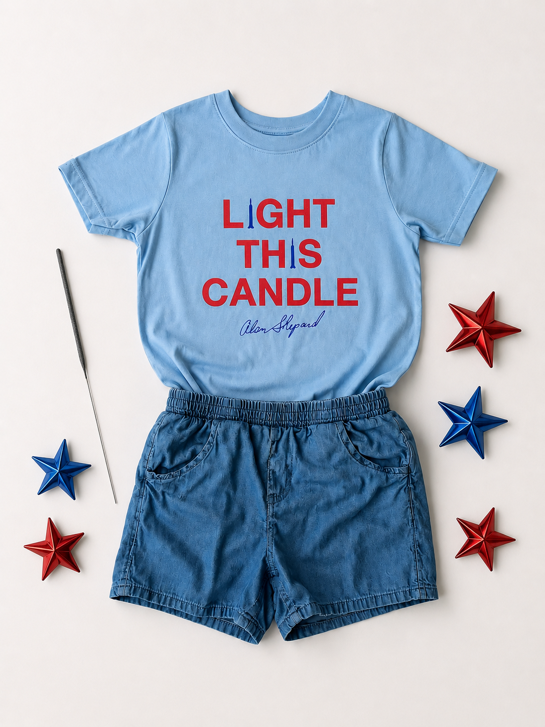 Toddler Light This Candle - Light Blue