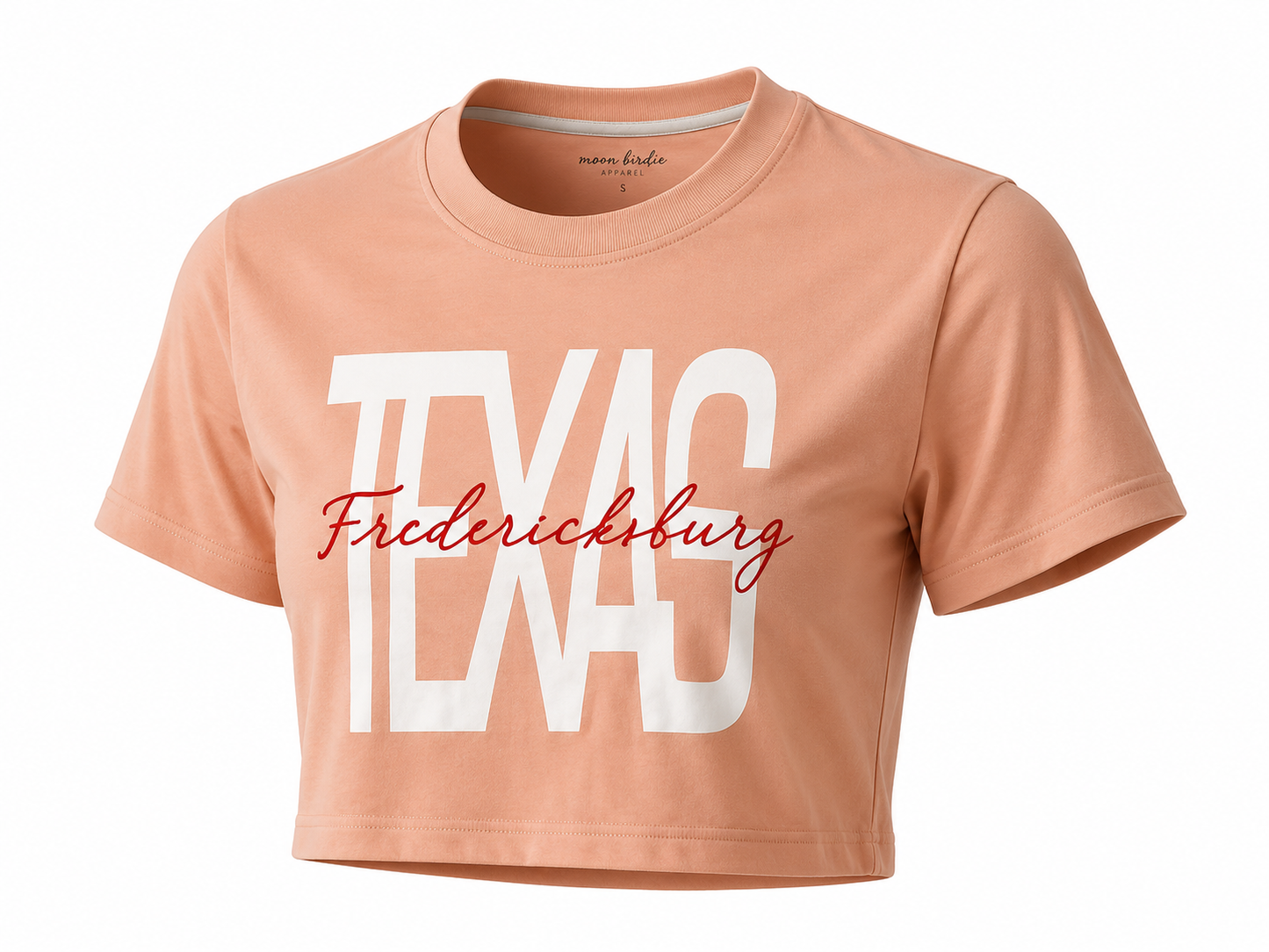 Fredericksburg Crop Top - Peachy