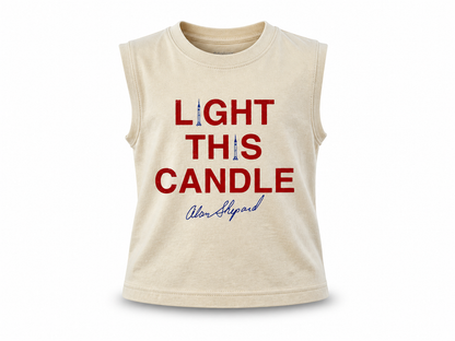 Light This Candle Tank - Cream