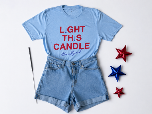 Light This Candle - Light Blue