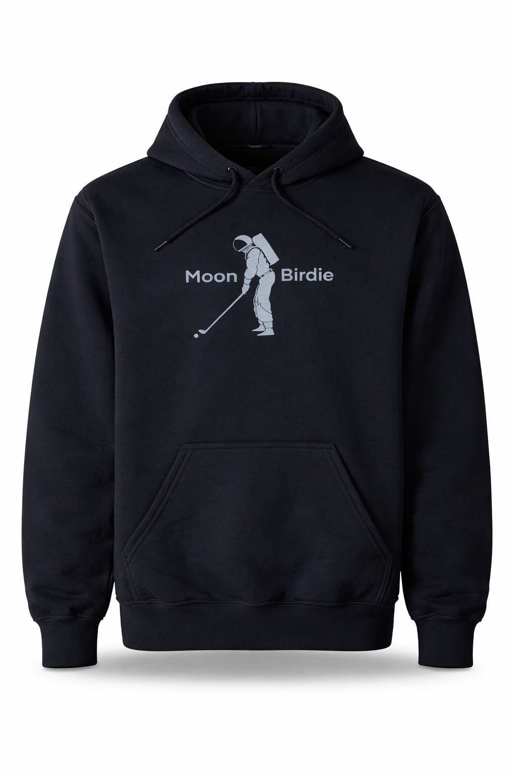 Fleece Logo Hoodie - Midweight Black