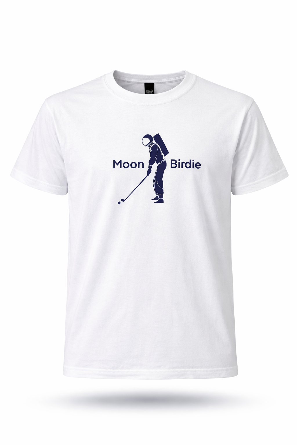 Moon Birdie Logo Tee - White