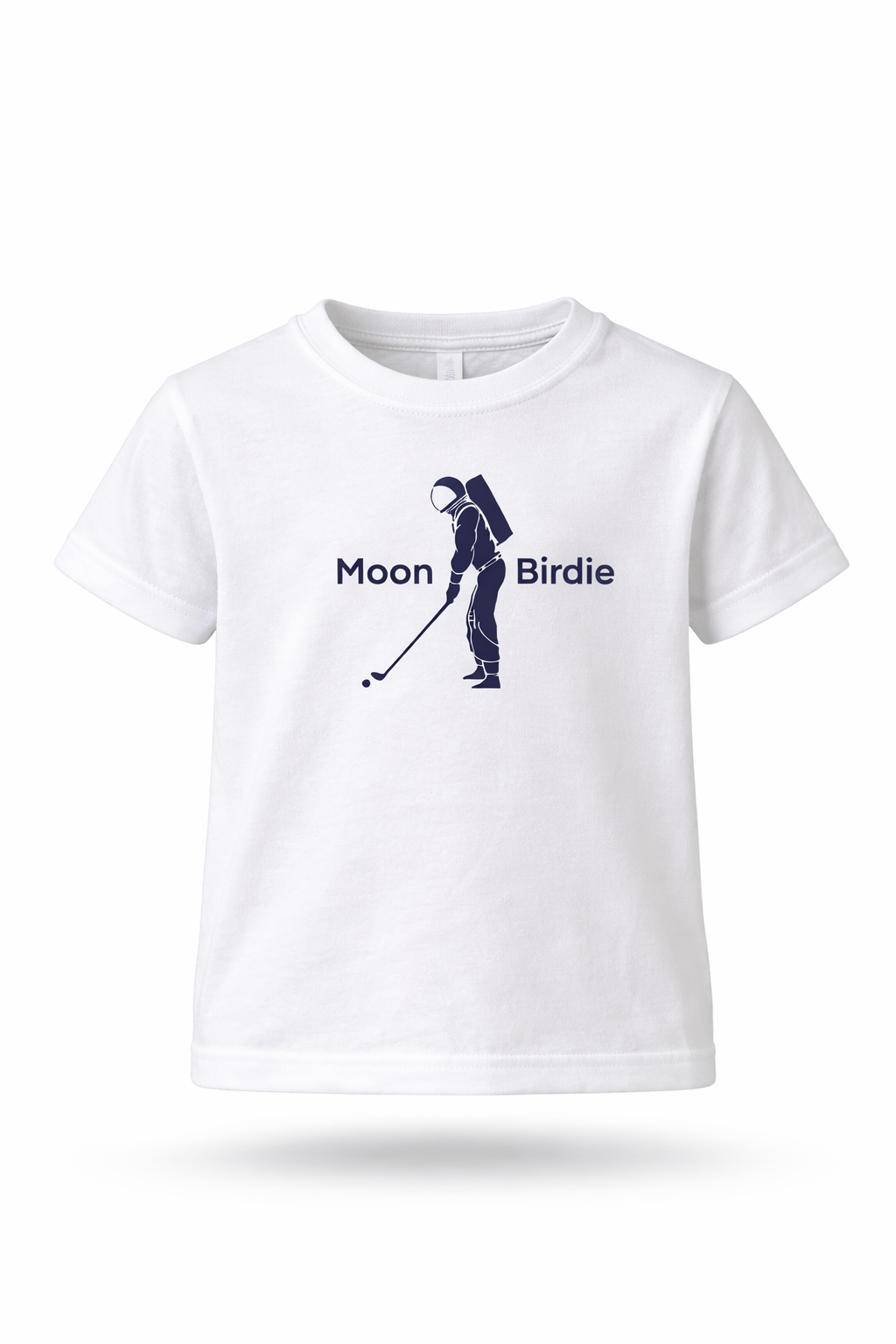 Youth Moon Birdie Logo Tee - White